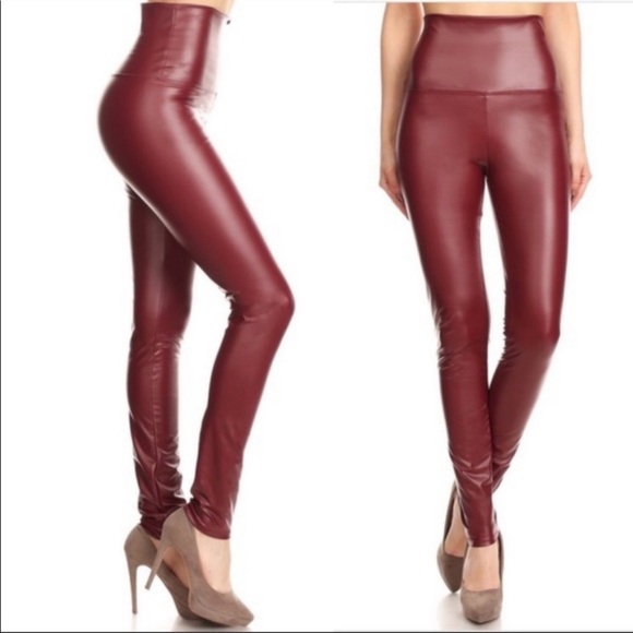 Favorite Faux Leather high waisted leggings - Picture 3 of 3